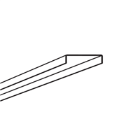 Profilé d'espacement 30 mm Connect Thinline pour panneaux acoustiques Akusto™ Wall - Longueur 2,55 m