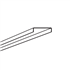 Profilé d'espacement 30 mm Connect Thinline pour panneaux acoustiques Akusto™ Wall - Longueur 2,55 m