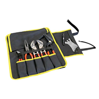Trousse à outils à rouler avec 5 poches et 1 poche latérale zippée - Jouanel - outils non inclus