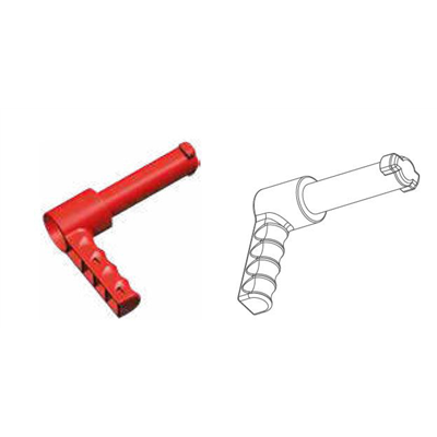 Poignée 1/4 de tour pour coffrage geotub