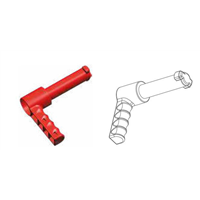 Poignée 1/4 de tour pour coffrage geotub