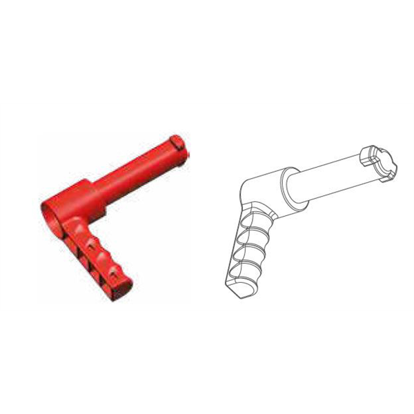 Poignée 1/4 de tour pour coffrage geotub