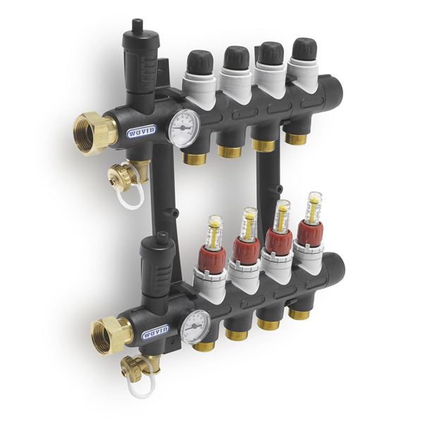 SYSTEME CLIMASOL-Jeu Collecteur Composite 8 circuits 16