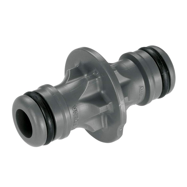 Raccord rapide pour tuyau arrosage Ø 19 mm - Gardena - Lot de 2 raccords avec connecteur