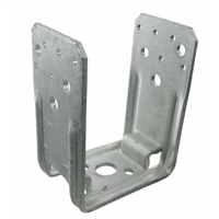 Embase de poteau en U EMBU 121 x 116 x 70 mm épaisseur 4 mm