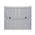 Grille d'aération réglable d'intérieur - 250  x 168 mm - Aluminium anodisé - Autogyre