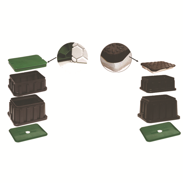 ABRI-COMPTEUR SANS REHAUSSE FONTE