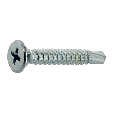 Vis tôle autoperceuse tête fraisée Pozidriv Rocket Ø 4,8 mm x 32,0 mm acier zingué - Boîte de 50