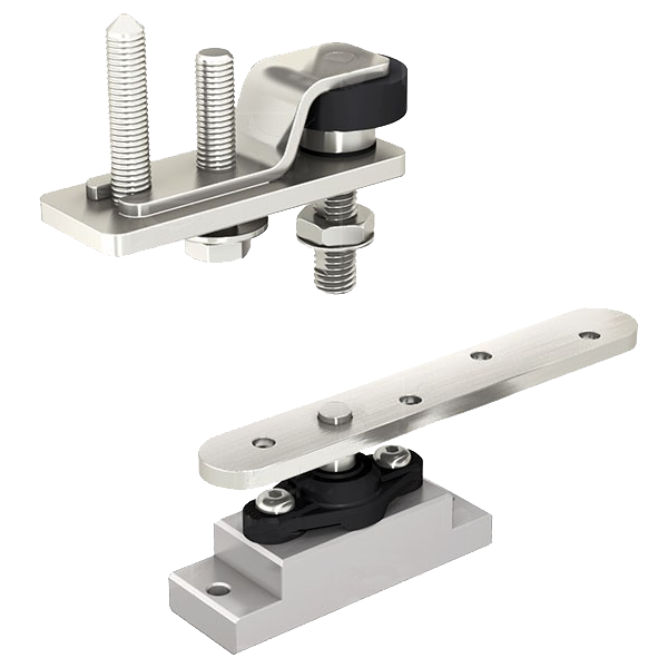 Pivot haut et pivot bas avec butée intégrée Mantion 1101PFHB pour système pliant Opentec FW75