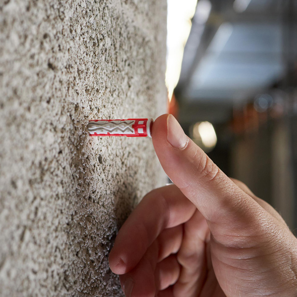 Cheville bi-matière universelle avec vis tête plate - Colortech - 6,0 MM x 35,0 MM - 250 pièces