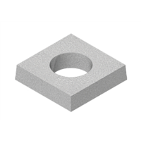 Entourage de bouche à clé rond