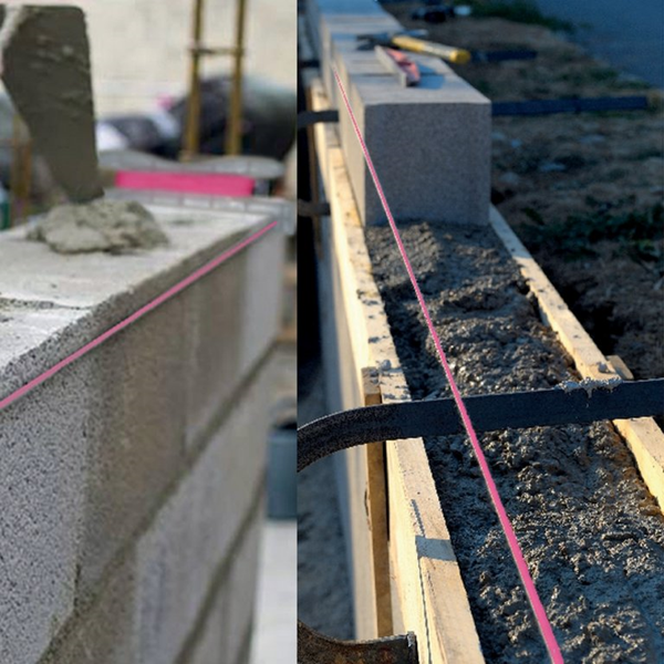 Tresse polypropylène rose fluo 8 fuseaux traitée anti-UV résistance 45 kg 2 mm x 200 ml