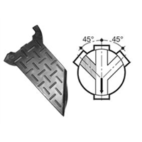 WAVIN TEGRA-Tegra 1000 G2 Obt cun 200 "+" 45° Droit