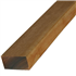 Lambourde de terrasse en bois exotique raboté - Classe 4 coloris naturel - 40x70 mm - Long.2,15 M