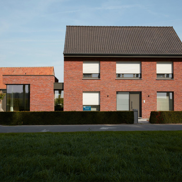 Brique perforée en terre cuite Terca Eco-brick Métropolis Rouge aula - Wienerberger - 240,0 MM x 65 MM x 40,00 MM