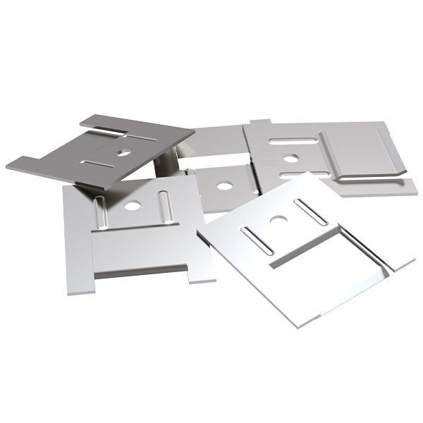 Clip inox pour fixation de lambris PVC de sous toiture - Boite de 100 pièces