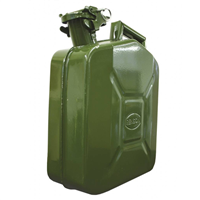 Jerrican à carburants métallique - Renson - vert olive - capacité 10,0 LTR