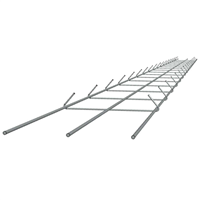 Semelle filante plate SF35 - armature de fondation E35 à 3 aciers filants ⌀ 8 MM - largeur 35,0 CM - 6,00 M