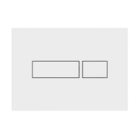 PLAQUE DE COMMANDE RECTANGULAIRE CHROME