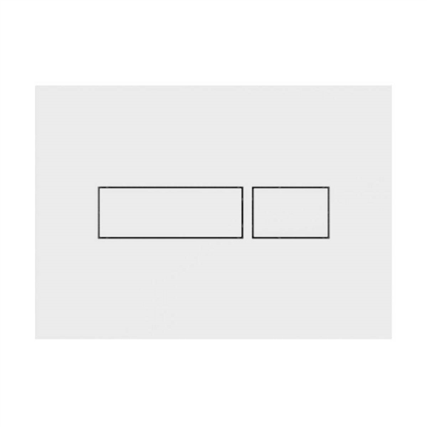 PLAQUE DE COMMANDE RECTANGULAIRE NOIR