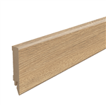 Plinthe MDF pour parquet stratifié Egger - Hauteur 80 mm - Ép.14 mm - Longueur 2,40 m - Chêne Livingstone Naturel