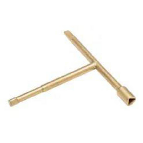 Clé de manœuvre 3 usages (coffrets, robinet poussoir)