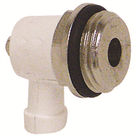 Robinet de vidange à tétine tournante laiton nickelé