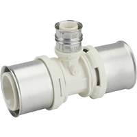 Té sortie cent réduite 26-20-26 PPSU Pour système multicouche XS *82826350*