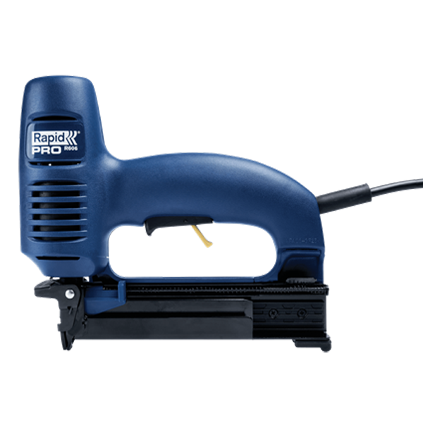 Agrafeuse cloueuse électrique R606 Rapid - en coffret avec agrafes N°606 et pointes N°8