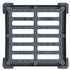 Grille Fonte Concave Avec Cadre 350x395 C250