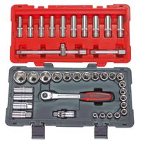 Coffret douilles et accessoires Ultimate 1/2" Kstools de 10 à 34 mm Chrome plus 39 pièces