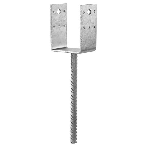 Pied de poteau en U à sceller PPD140/90G-R Simpson Strong - 140 MM x 90,0 MM