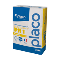 Enduit à joint à prise rapide Placojoint® PR 1 - Temps de prise 1h - Blanc - Sac de 25 kg