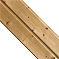 Lambris intérieur en sapin du nord petits nœuds finition naturelle - Profil élégie - 90 mmx12 mm - L.3850 mm
