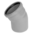 Coude PVC assainissement SDR 41 Mâle-Femelle 30° ⌀ 250,0 mm