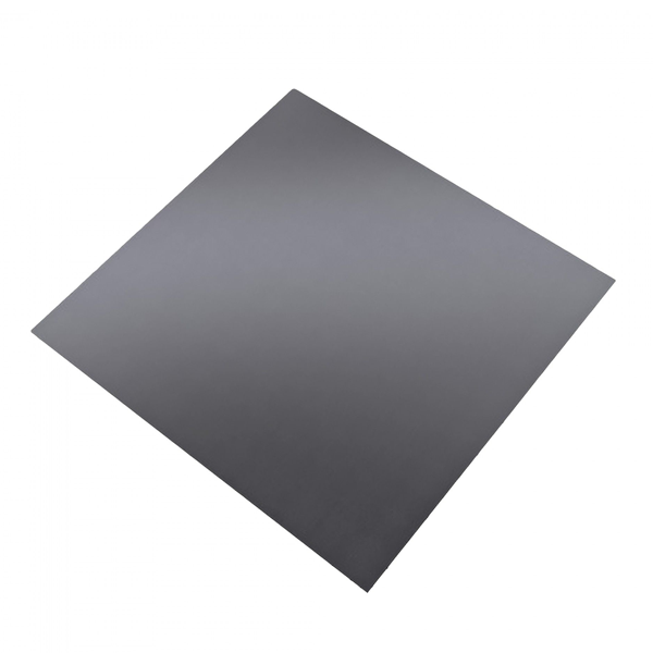 Plaque tôle aluminium lisse laquée gris
