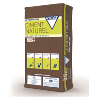 Ciment naturel PROMPT à prise rapide - Sac de 25kg