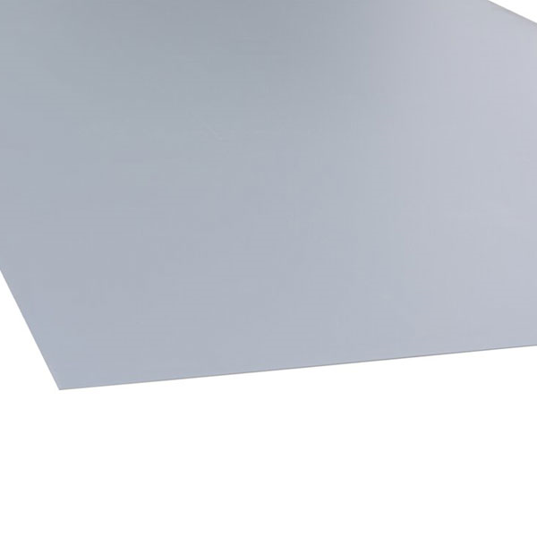 Tôle plastée Monarplan pour fixation des membranes PVC en têtes de relevés - 1,00 m x 2,00 m - ép. 1,40 mm