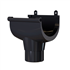 Naissance centrale à dilatation libre MEP 25NU pour gouttière GD25 et tuyau de 80 mm - PVC Noir
