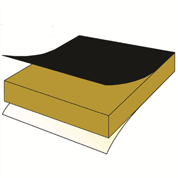 Dalle faux plafond 120 x 60 cm - Tonga A 40 - Bords droits - Couleur Noir - ép. 40 mm