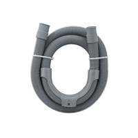 Tuyau de vidange pour machine à laver diamètre 19 et 22 mm avec crosse - longueur 2 m