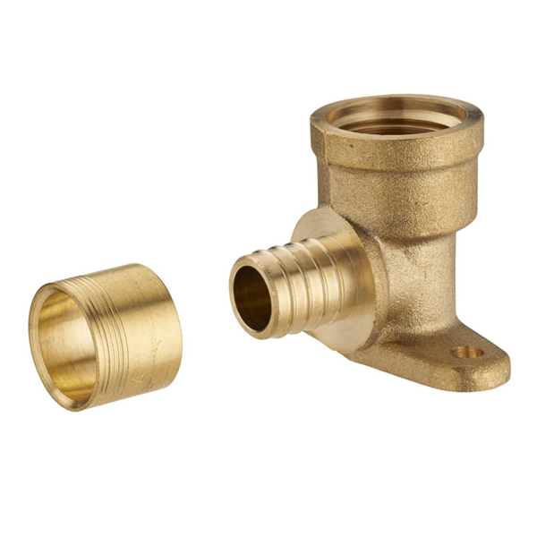 Coude en applique pour tube PER à glissement - F 15 x 21 - Diamètre 12 mm - Noyon & Thiebault