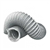 Gaine de ventilation souple pour VMC - Diamètre 80 mm - Longueur 3 m - PVC - Autogyre