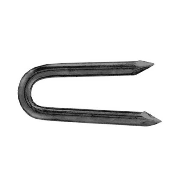 Crampillon lisse de maintien et fixation - Ø 4,5 x 40 mm - Acier galvanisé - Boîte de 5 kg