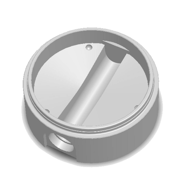 Fond de regard EU PRO Ø1000 - Borgne - pour 200 PVC / 200 FTE - NF