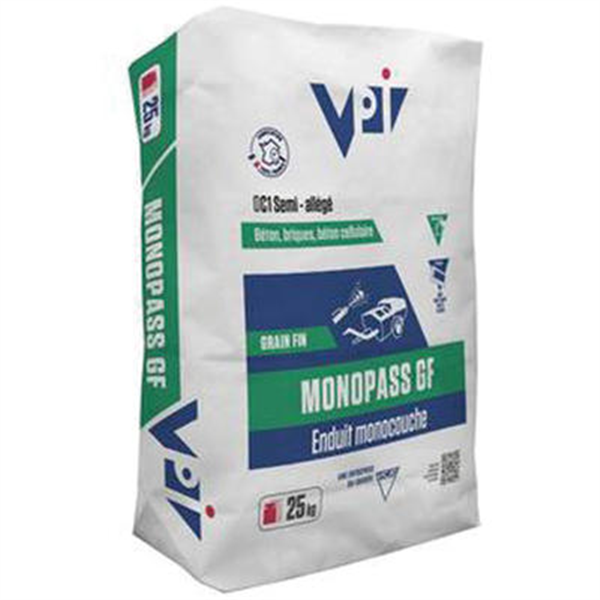 Enduit monocouche teinté MONOPASS GF
