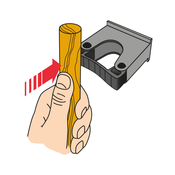 Porte outils sur rail Perrin longueur 500 mm 1 crochet 30-40 mm 2 crochets 20-30 mm