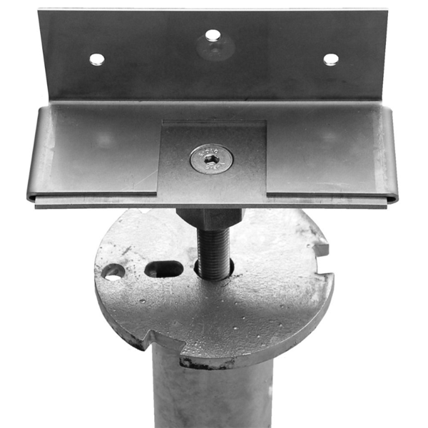 Connecteur Wood Pro pour structure horizontale bois sur vis de fondation Weasyfix - 160 x 60 x 3 mm