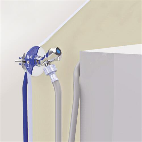 Platine simple PER à sertir pour robinet mural - Kit Fix System - Ø 12 mm - sortie femelle 15 x 21 mm