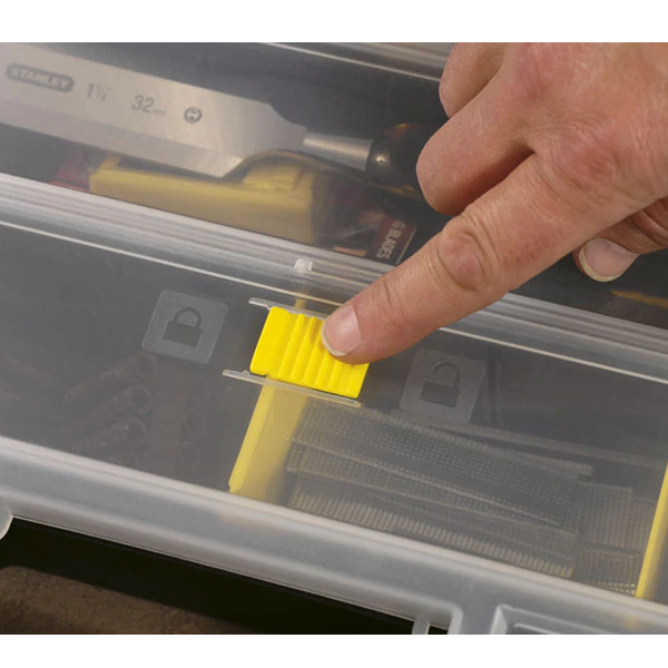 Boîte plastique à 25 compartiments 460x335x80 mm